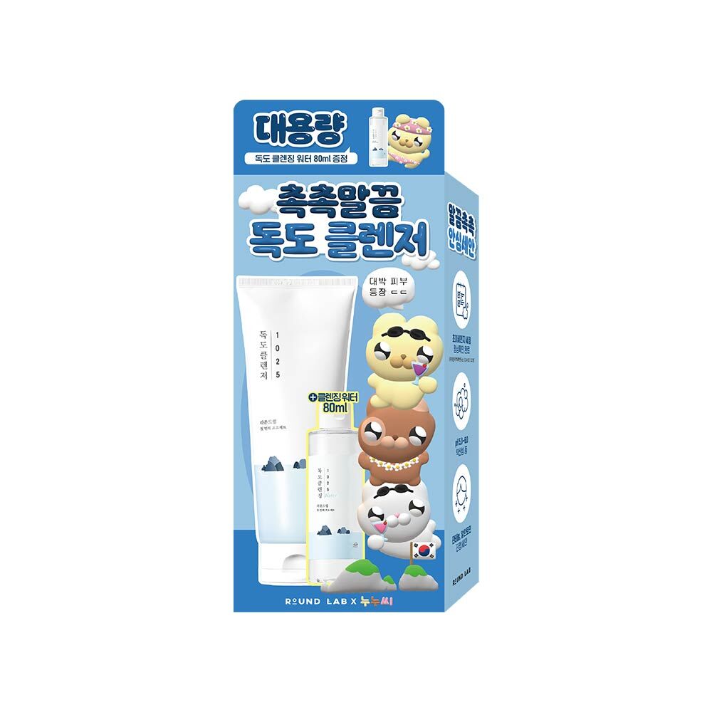 Round Lab 1025 Dokdo Cleanser 200ml Plan (+ Dokdo Cleansing Water 80ml)
