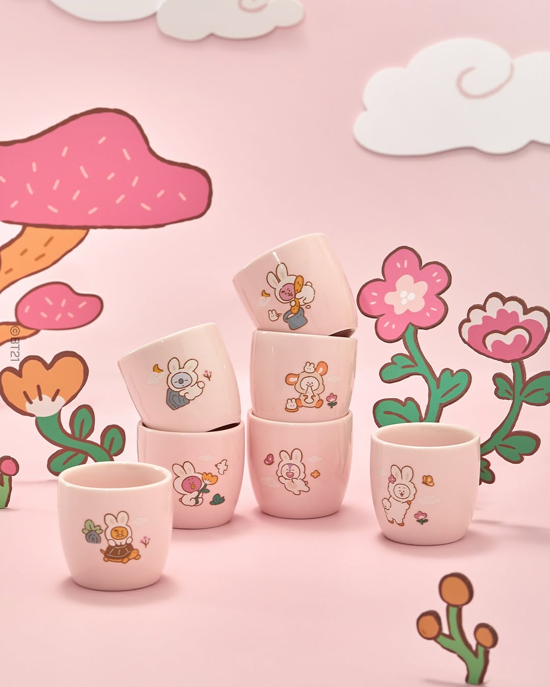BT21 CERAMIC MINI CUP K-TOKKI