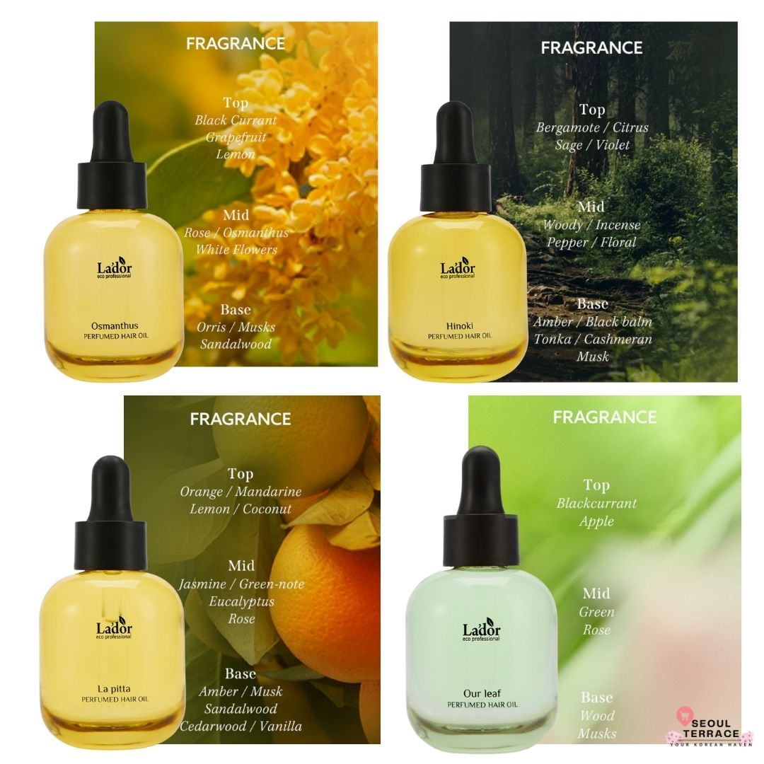 Jimin x Lador Perfume Hair Oil 80ml+ 10ml mini giveaway