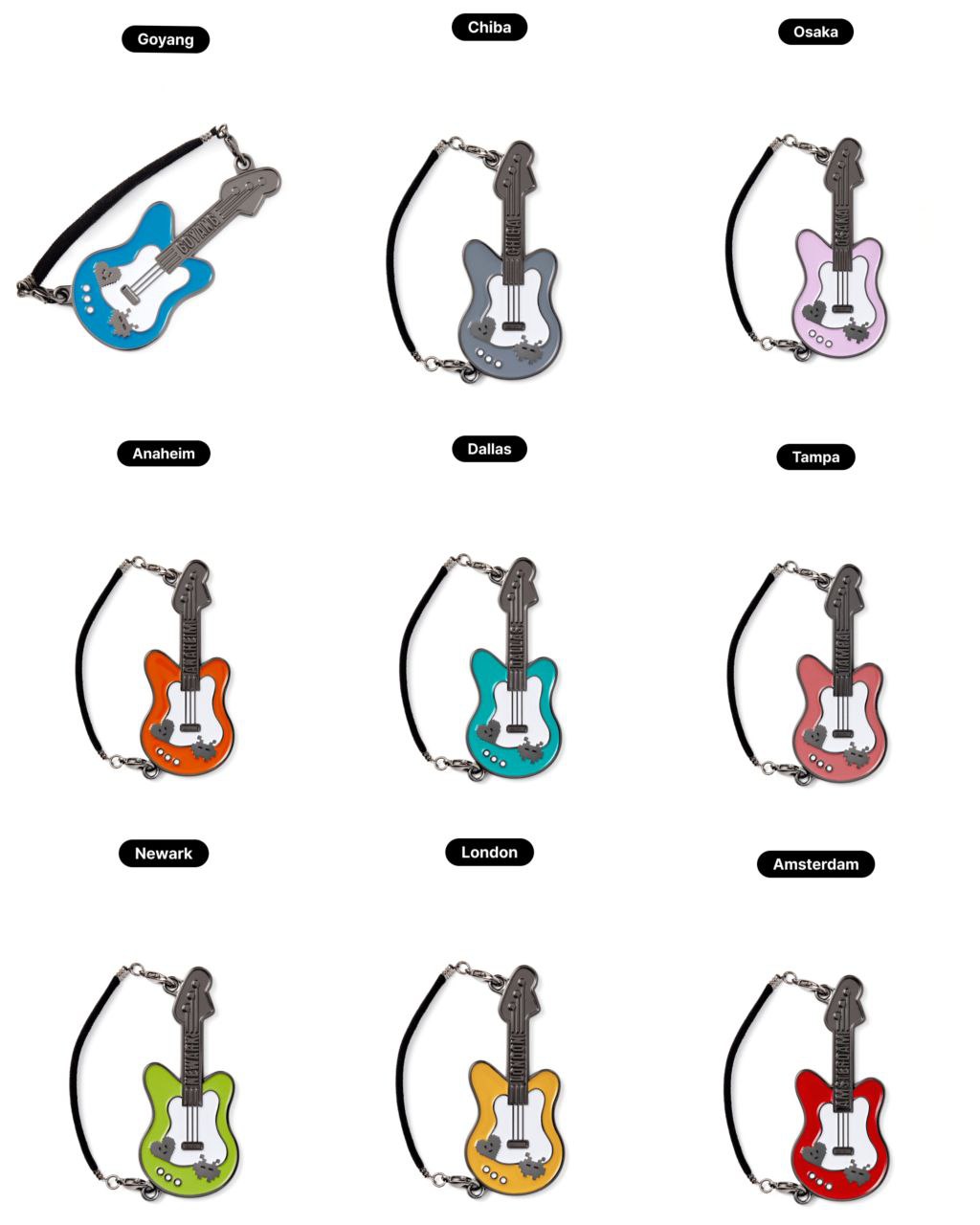 JIN Runseok Guitar Charm