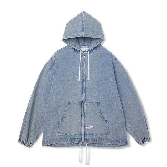 MARKM DEMIN HOODIE JUMPER-BLUE