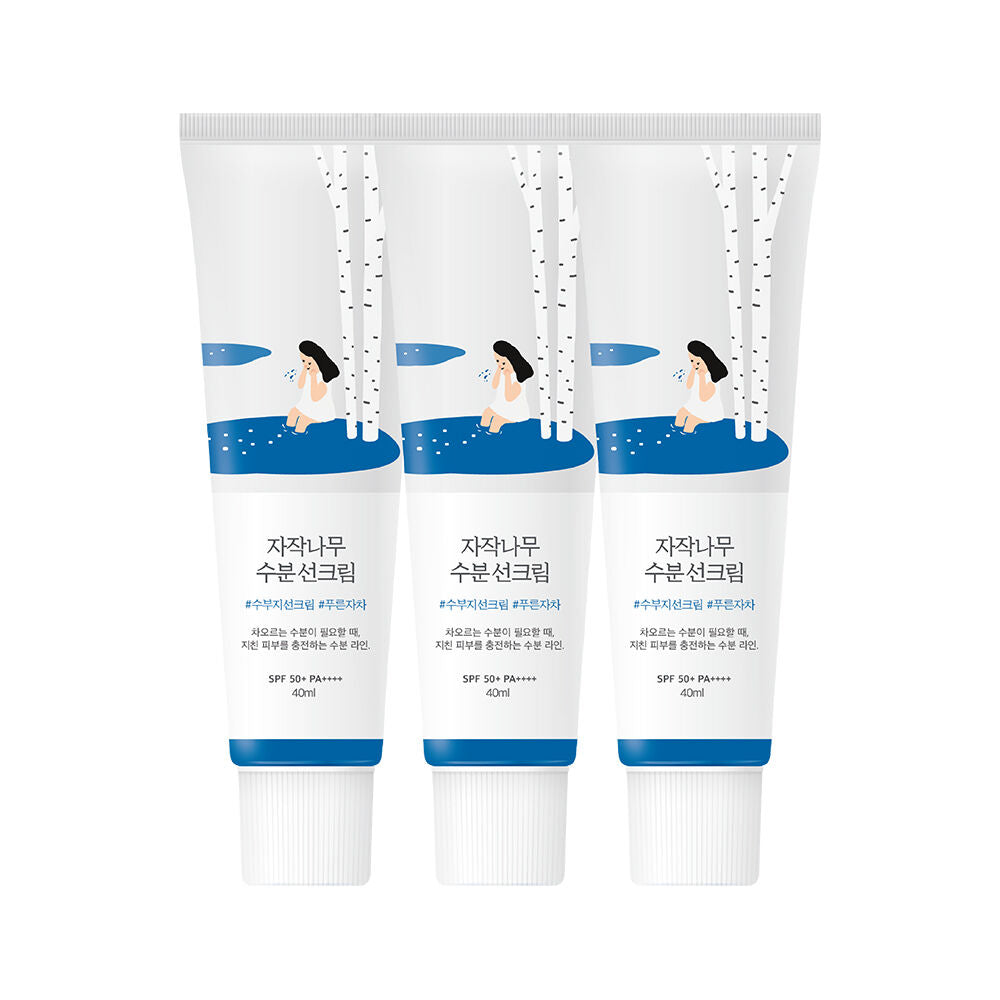 Round Lab Brich Moisture Sunscreen (1+1+1)