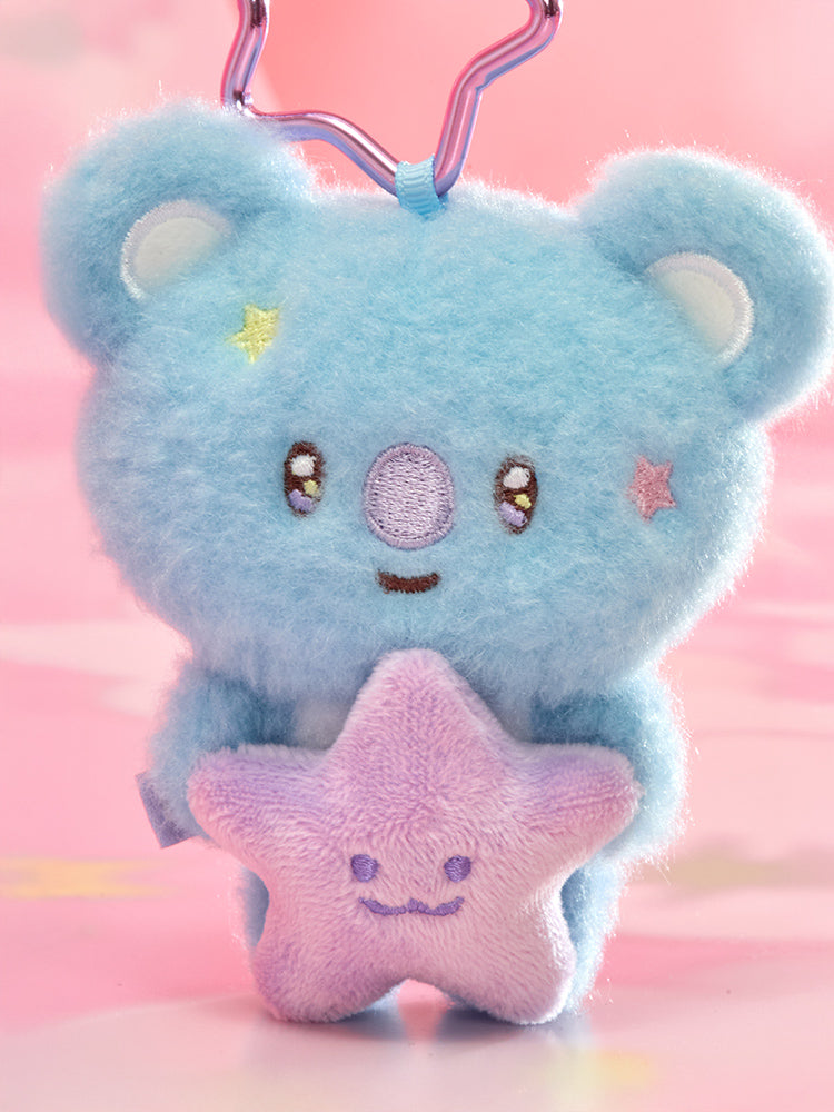 BT21 The Journey Purple Star Doll Keychain