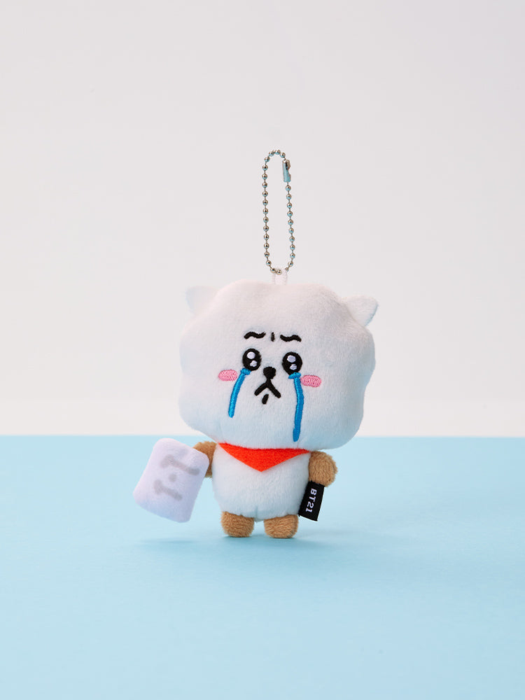 BT21 Today's Face Tear Drop Plush Keyring