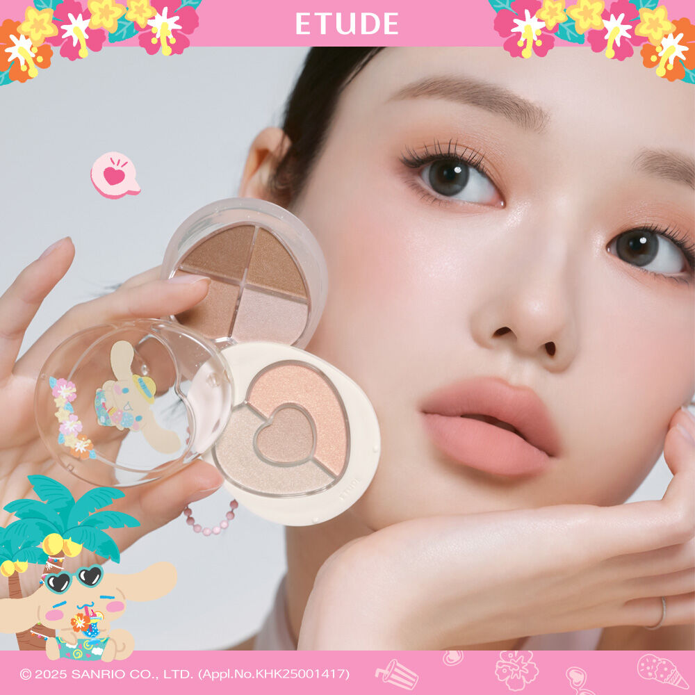 Etude x Tanning Cinnamonroll Collab Bboyong Eye Maker+