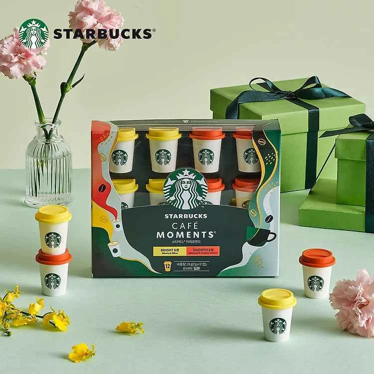 Starbucks Caffe Moment Mini Cup Set (Bright 6-pack + Smooth 6-pack)