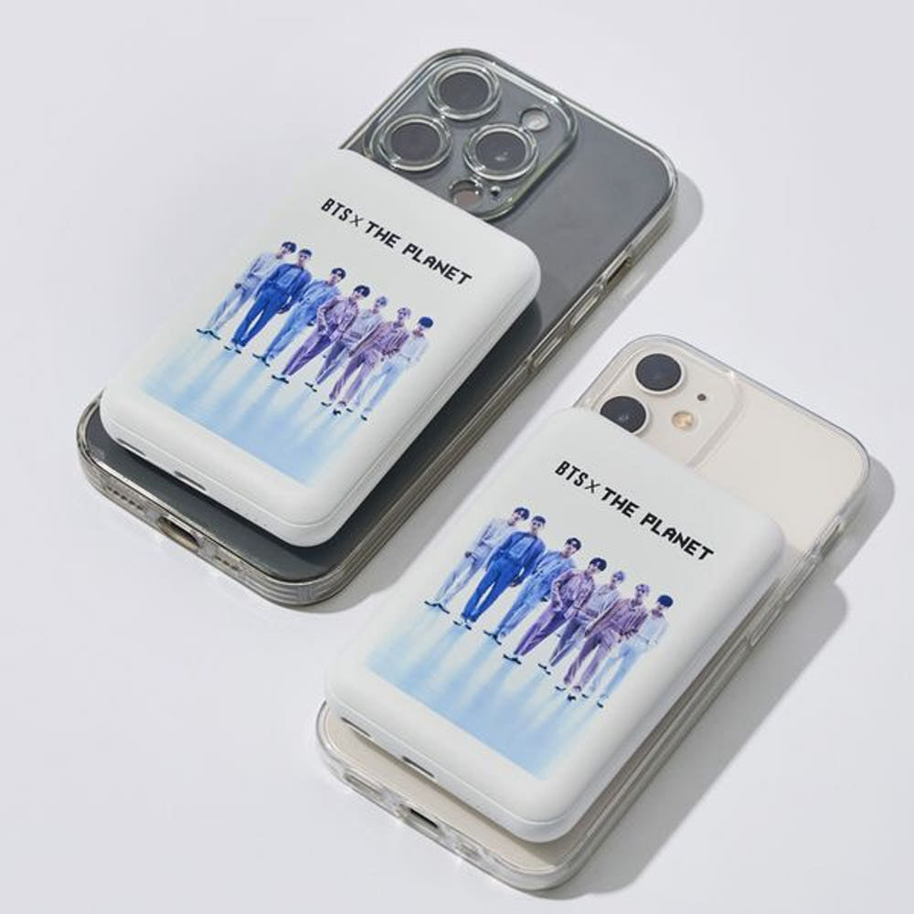 BTS 20W Fast Charging MagSafe Wireless Power Bank 5000mAH