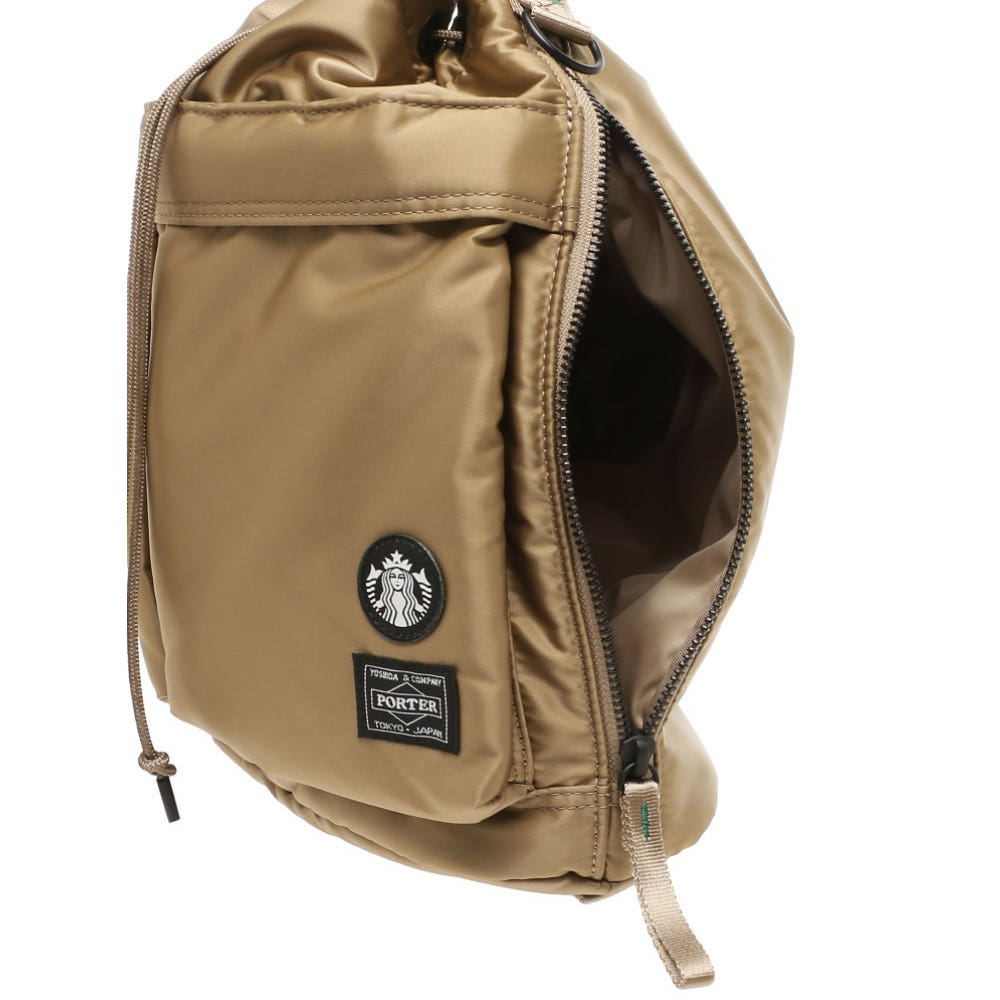 STARBUCKS x PORTER Japan Coffee Bean Shape 2way Tool Bag