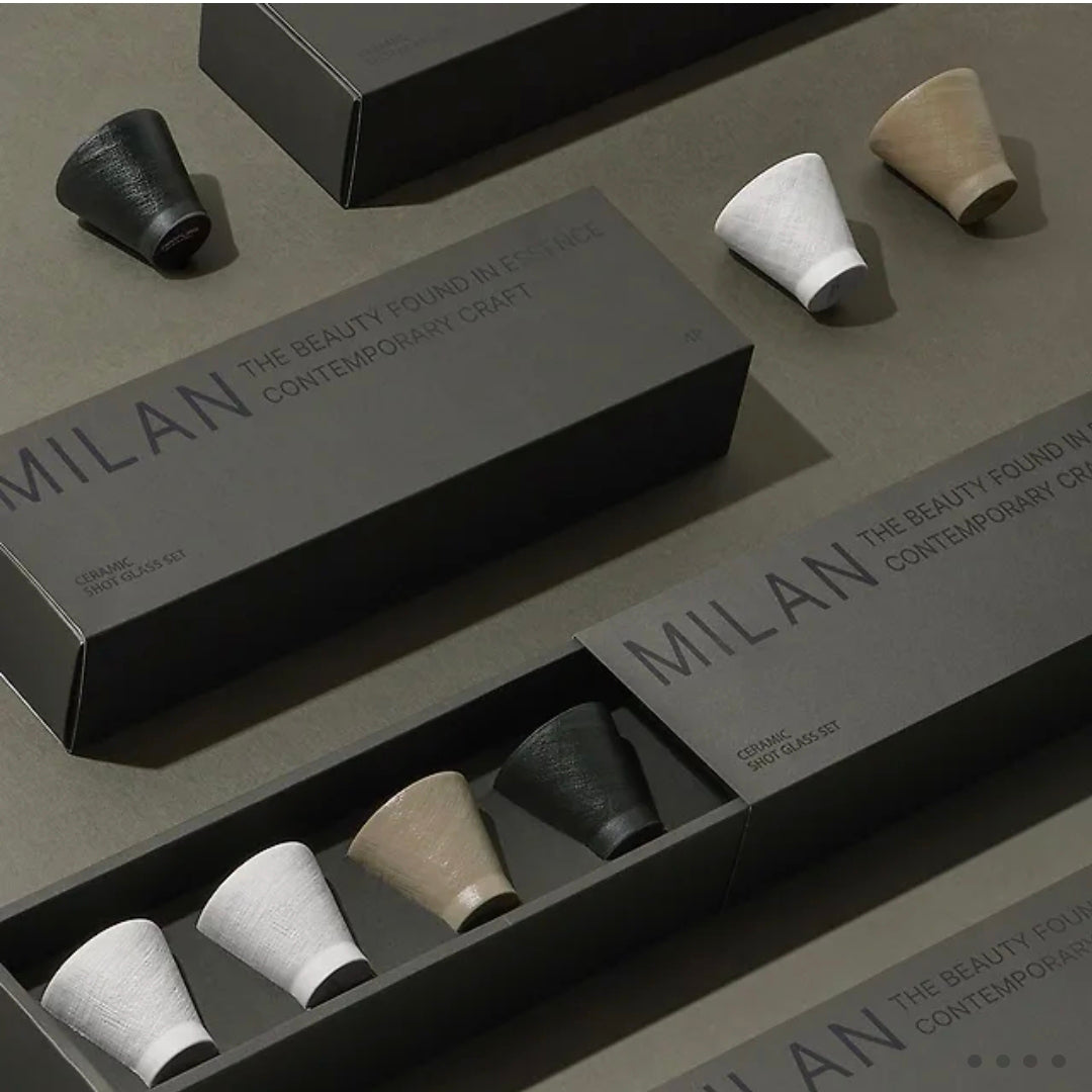 Neoflam Milan Shot Glass 4P Gift Set (Gift Box Included)