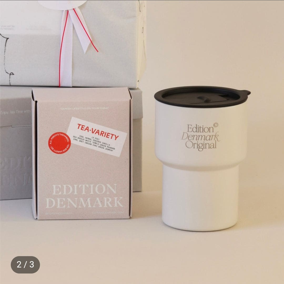 Edition Denmark Tumbler & AC Perches Tea Bag Set