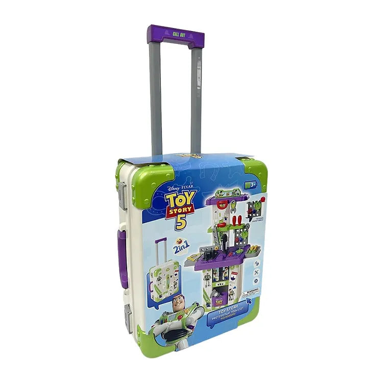 Disney Toy Story Tool Play Travel Suitcase Multi-Bag Play Set (2-in-1)