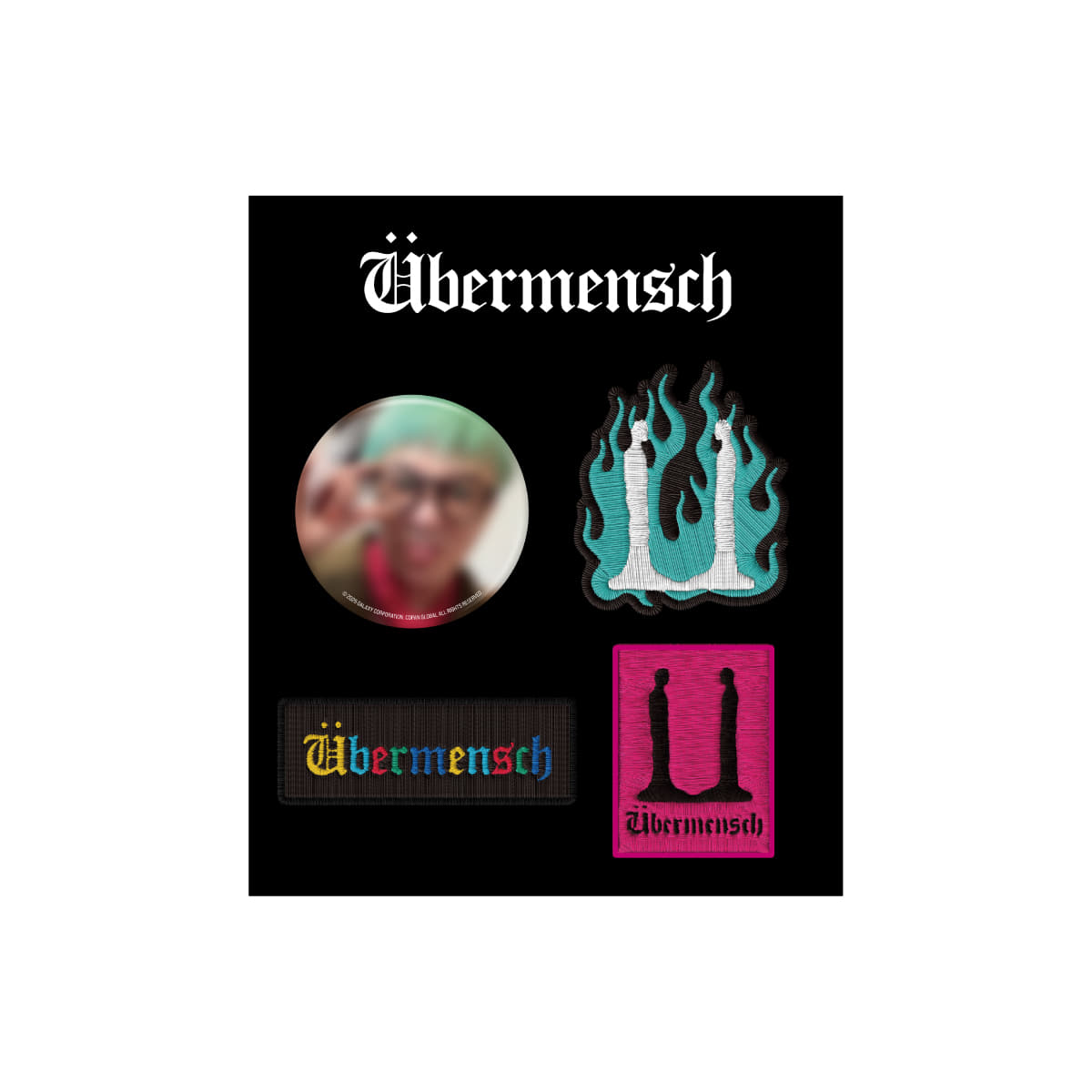 G-DRAGON - Can Badge Wappen Set