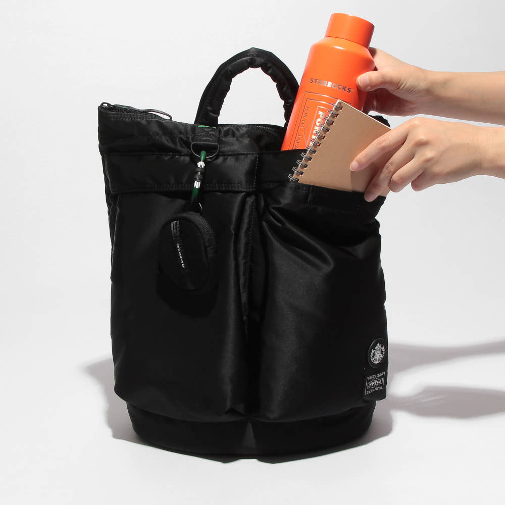 STARBUCKS x PORTER Japan Coffee Bean Shape Helmet Bag