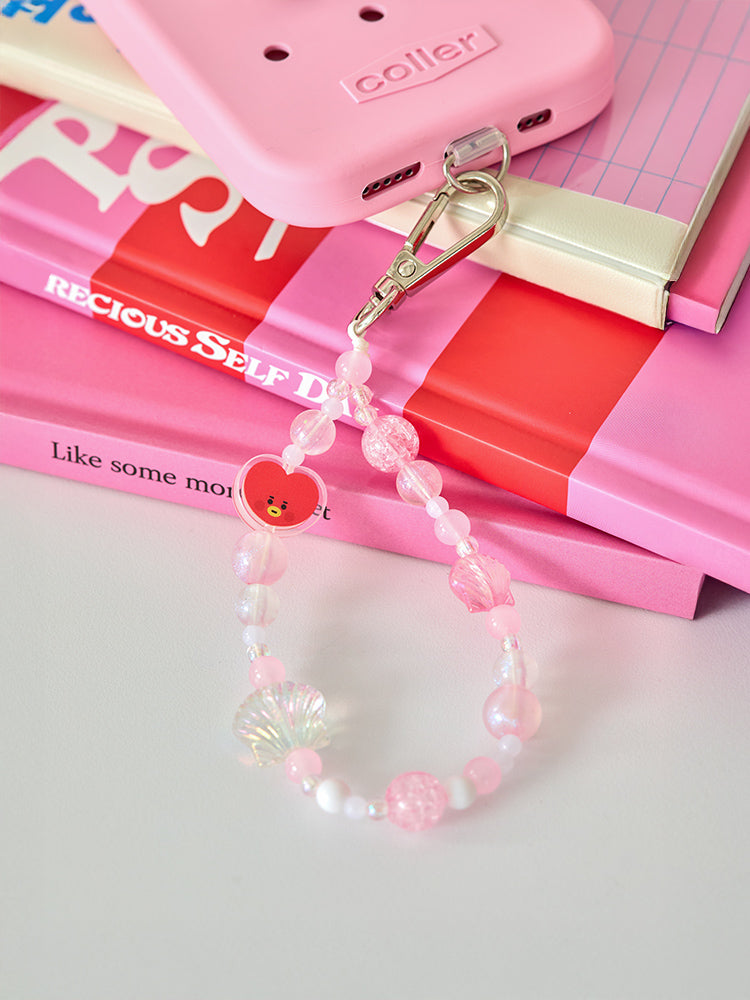 BT21 Baby Pearl Bead Keychain