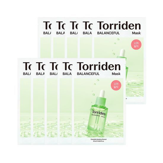 Torriden Sheet Mask 10 Sheets (Moisturising/ Soothing/Brightening)