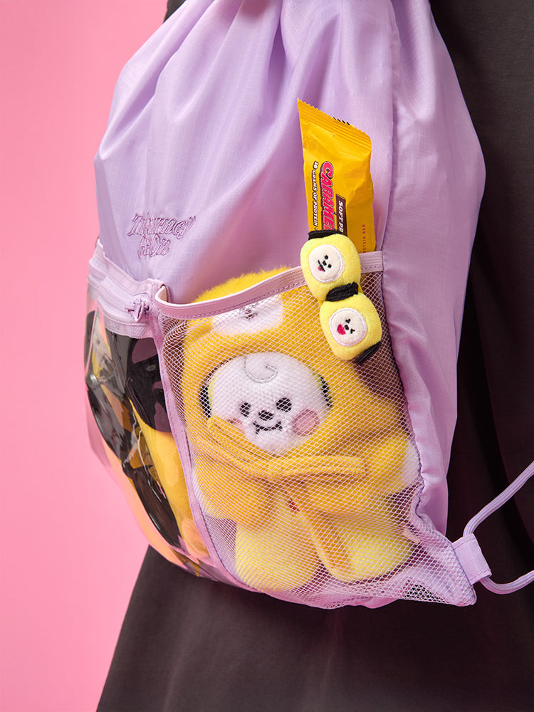 BT21 CLEAR POCKET STRING BACKPACK THE JOURNEY
