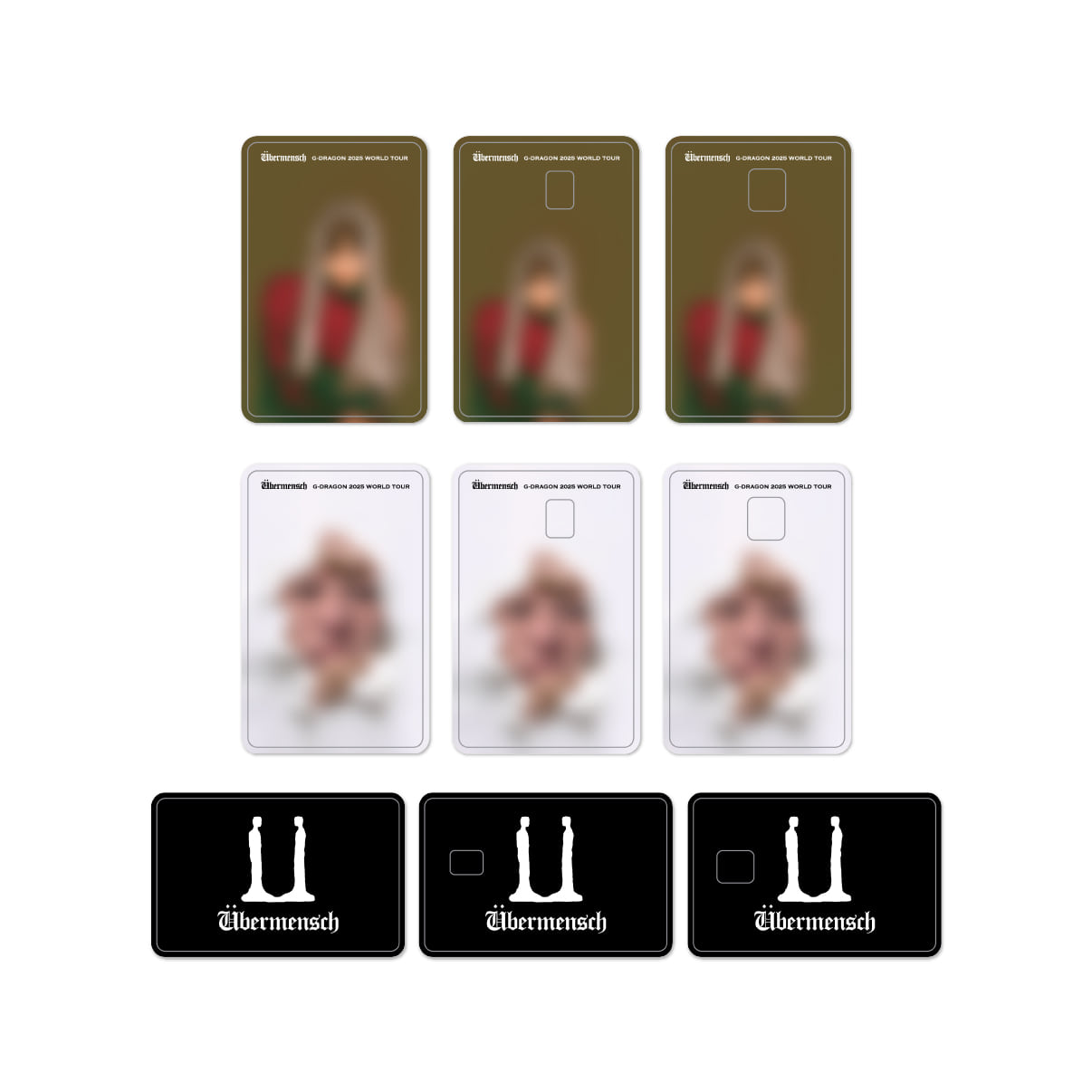 G-DRAGON - Card Cover Sticker