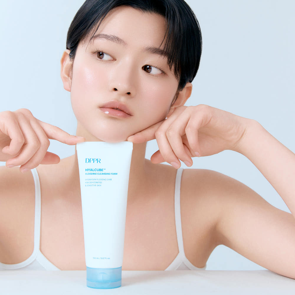 DPPR Hyaluronic Acid Hyal Cube Low-irritation Mildly Alkaline Cleansing Foam 150ml