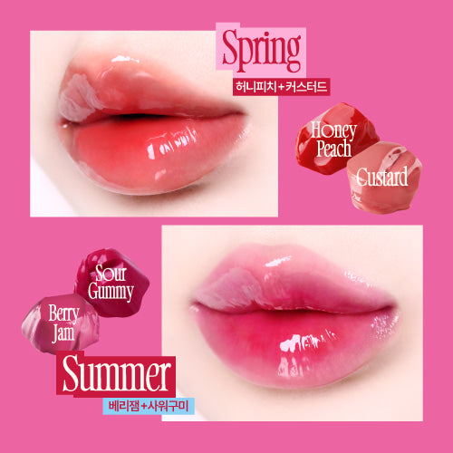 Fwee Lip & Cheek Glow Jelly Pot(+Random Keyring & Sugar Powder Miniature)