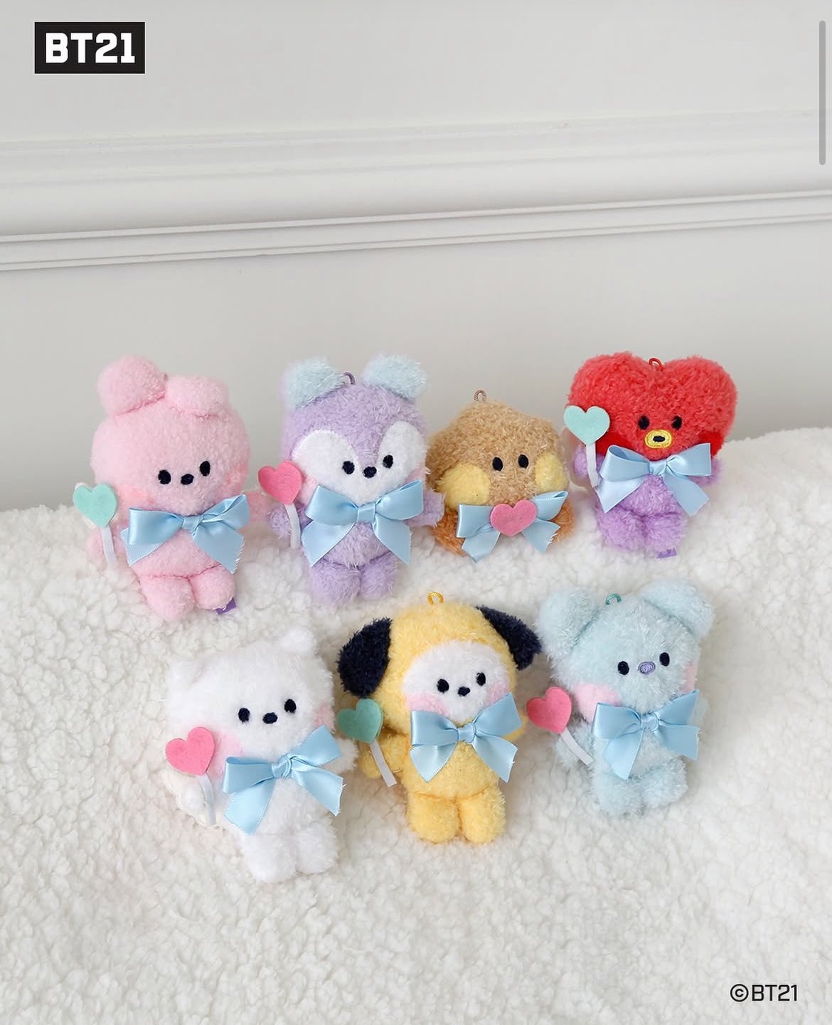 Monopoly BT21 Minini Plush Keyring [Angel] | Kgifts.shop
