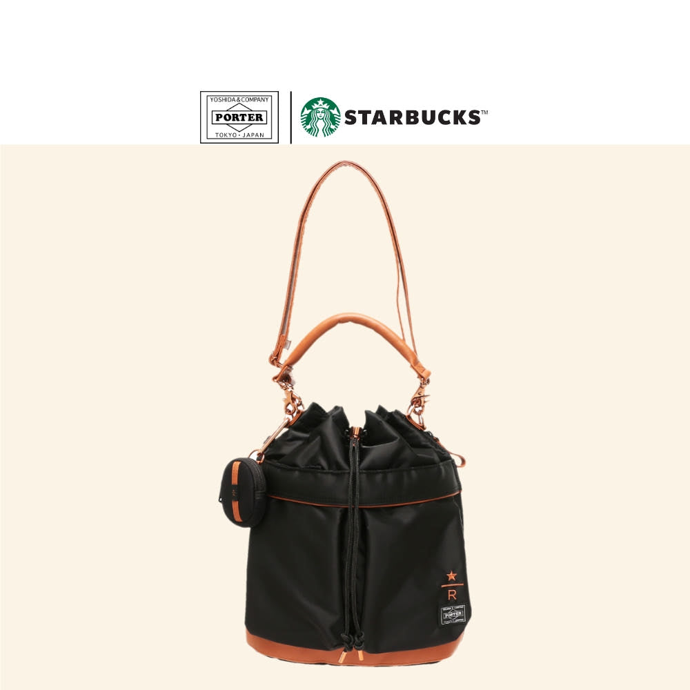 STARBUCKS x PORTER Japan Coffee Bean Shape 2way Tool Bag