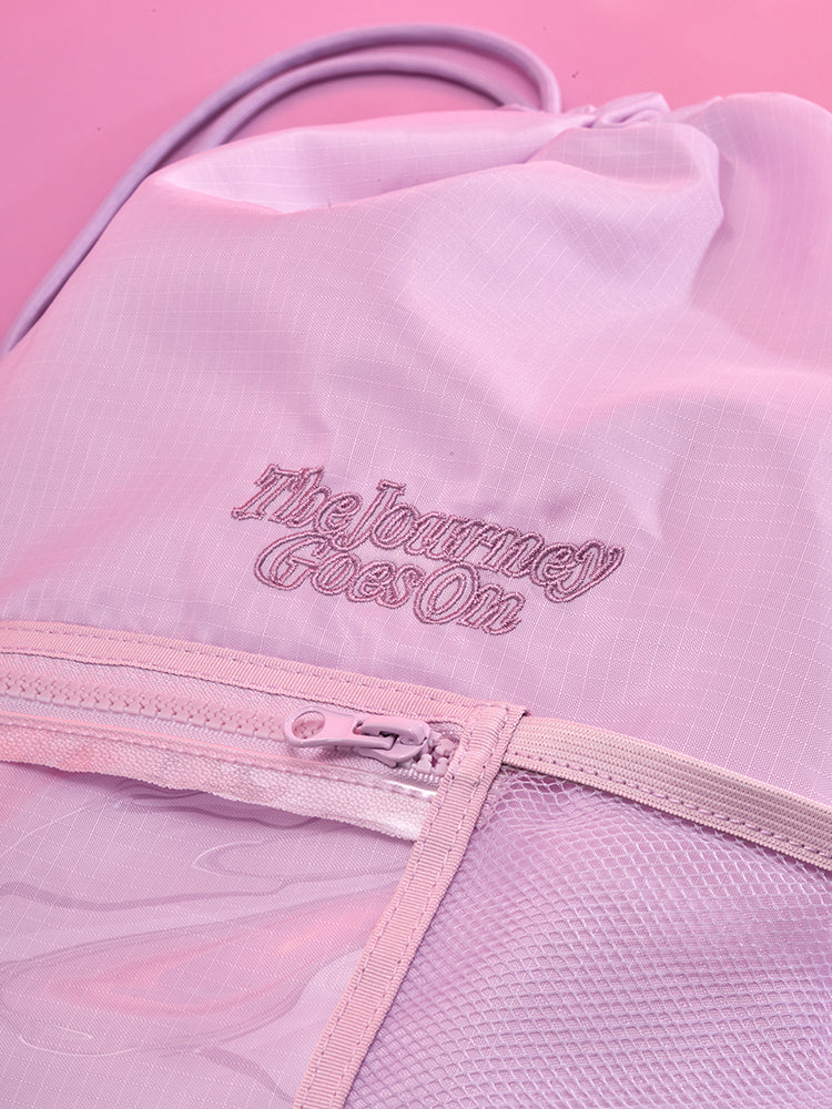 BT21 CLEAR POCKET STRING BACKPACK THE JOURNEY