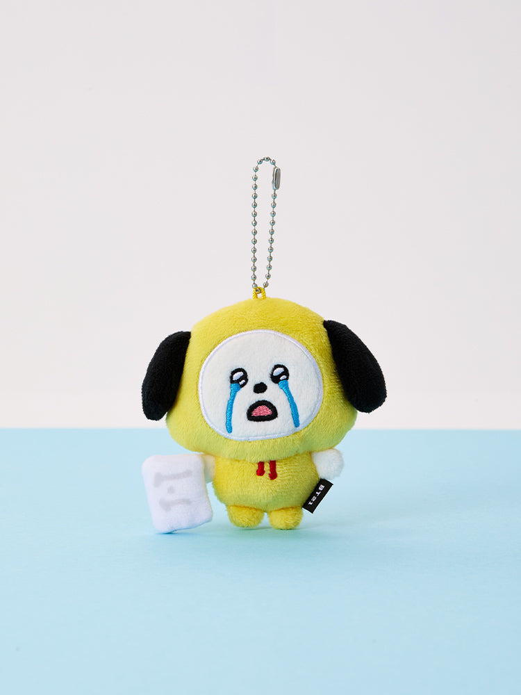 BT21 Today's Face Tear Drop Plush Keyring