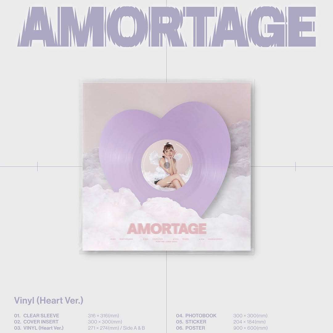 Jisoo Amortage Vinyl (Heart ver)