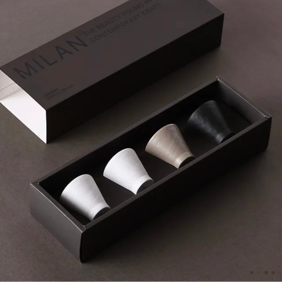 Neoflam Milan Shot Glass 4P Gift Set (Gift Box Included)