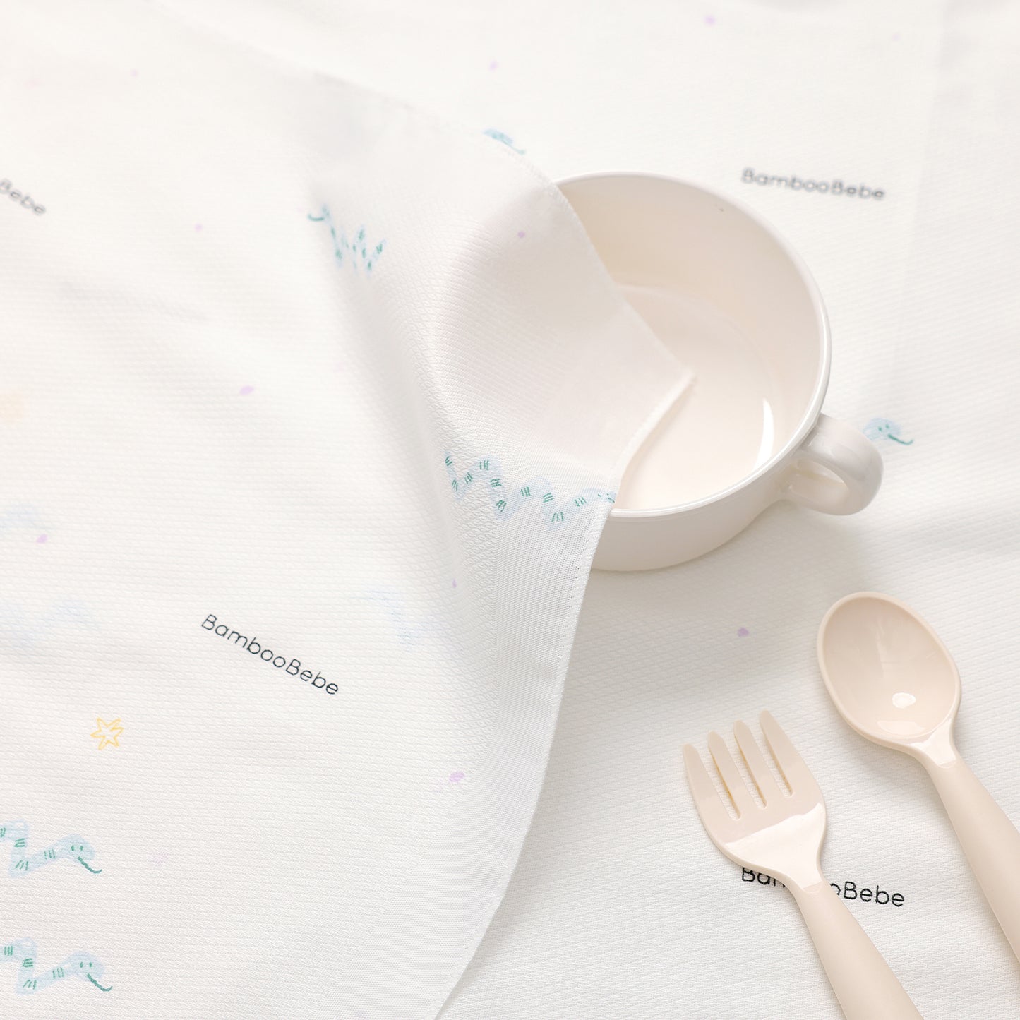 Signature Embossed Handkerchief_Cheerful Bae Yam 6 pieces