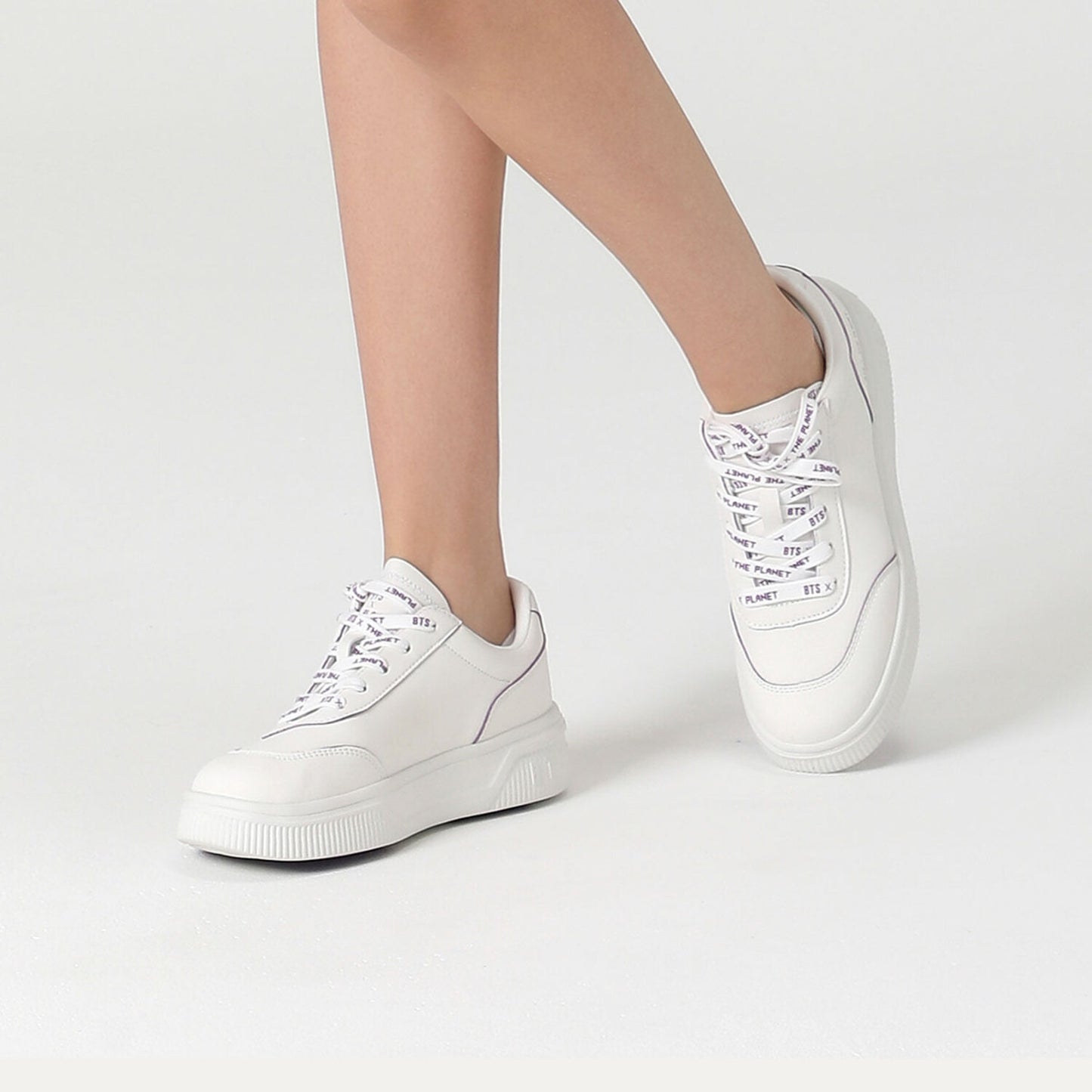 BTS x The Planet White Edge Sneakers