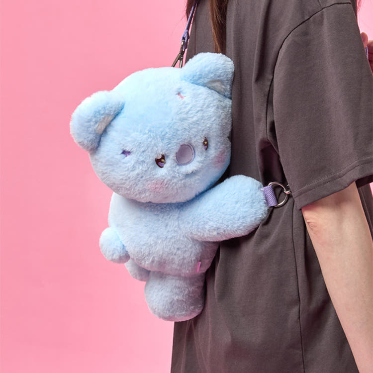 BT21 Hug Me Plush Crossbody Bag The Journey