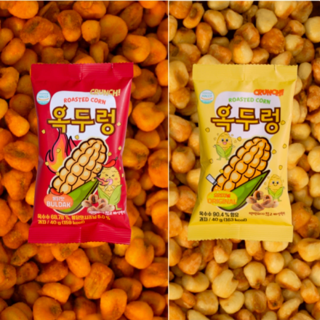 Nongshim Oktooreong (밭두렁) Roasted Corn Snack 40g x 10 Packs