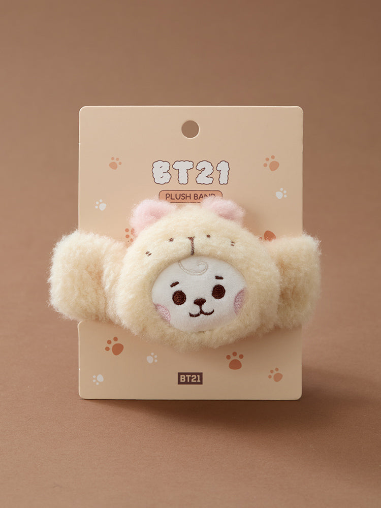 BT21 More Fluffy Face Doll Band