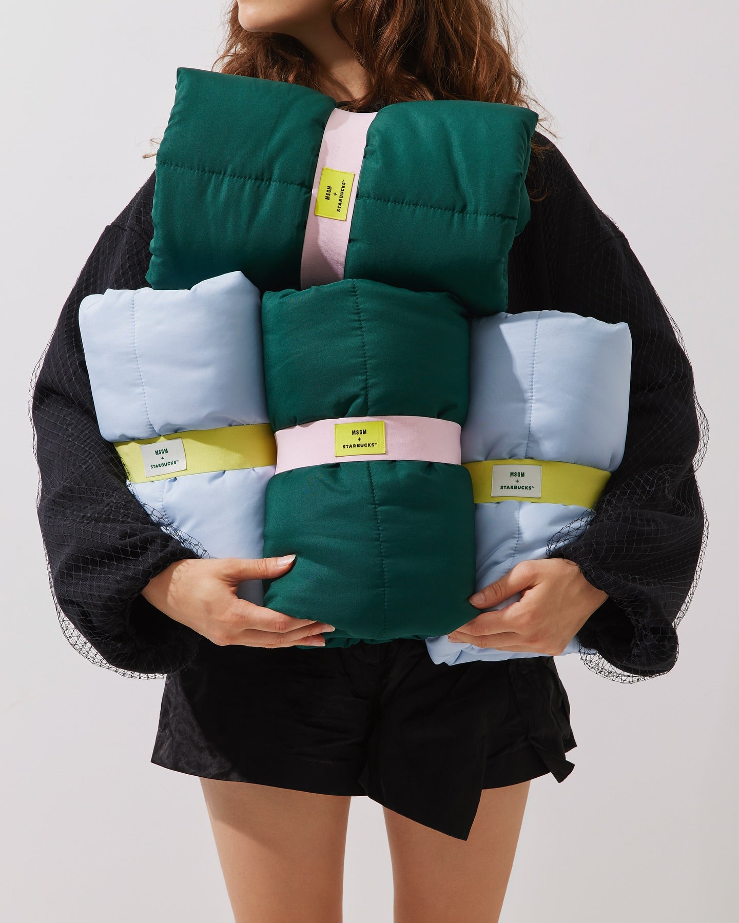 MSGM x Starbucks Collaboration Blanket | Kgifts.shop