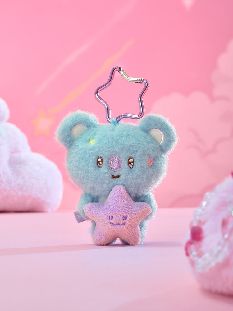 BT21 The Journey Purple Star Doll Keychain