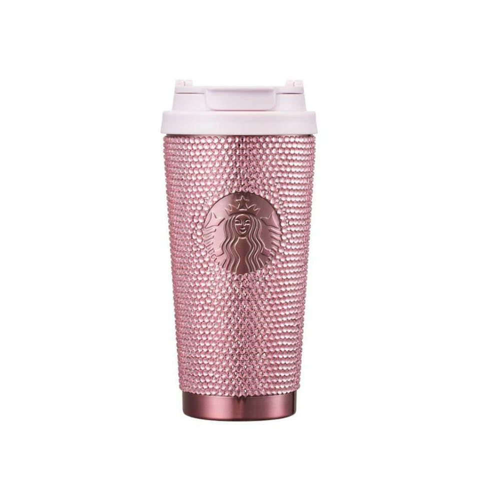 Starbucks SS Yunseul Rhinestone Pink Tumbler 473ml