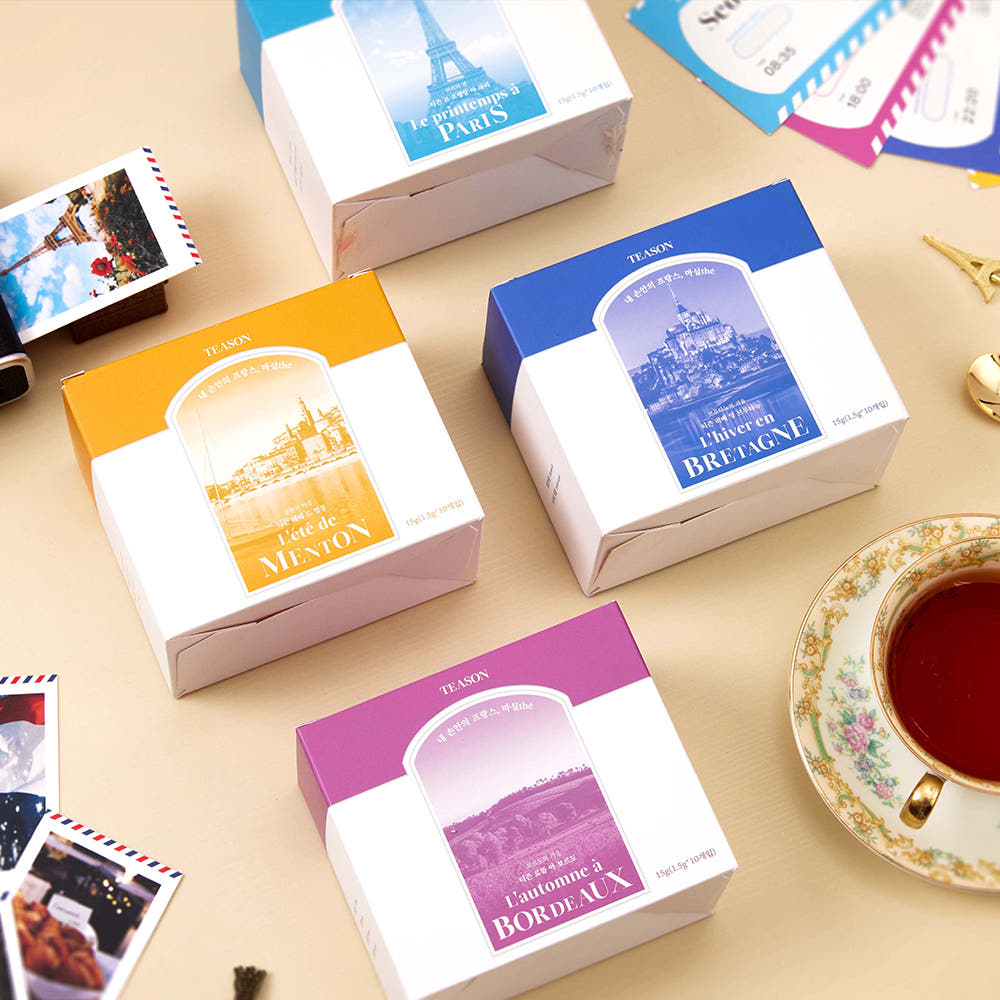 Taeson Masilthé Tea Boxes (Four Seasons Theme)