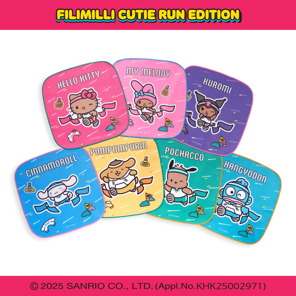 Filimili X Sanrio Characters Cutie Run collaborations