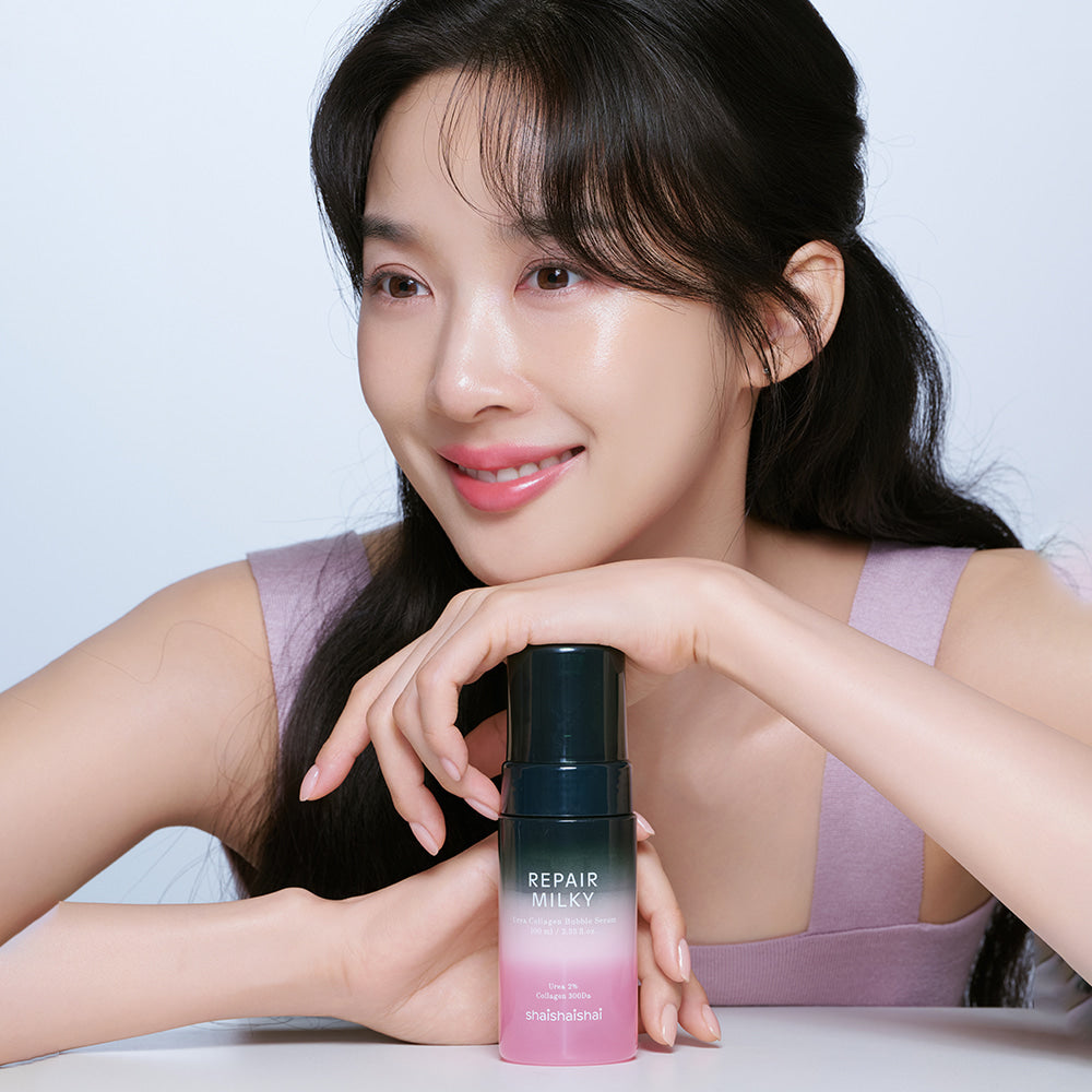 Shaishaishai Repair Milky Urea Glow Bubble Serum 110ml+110ml