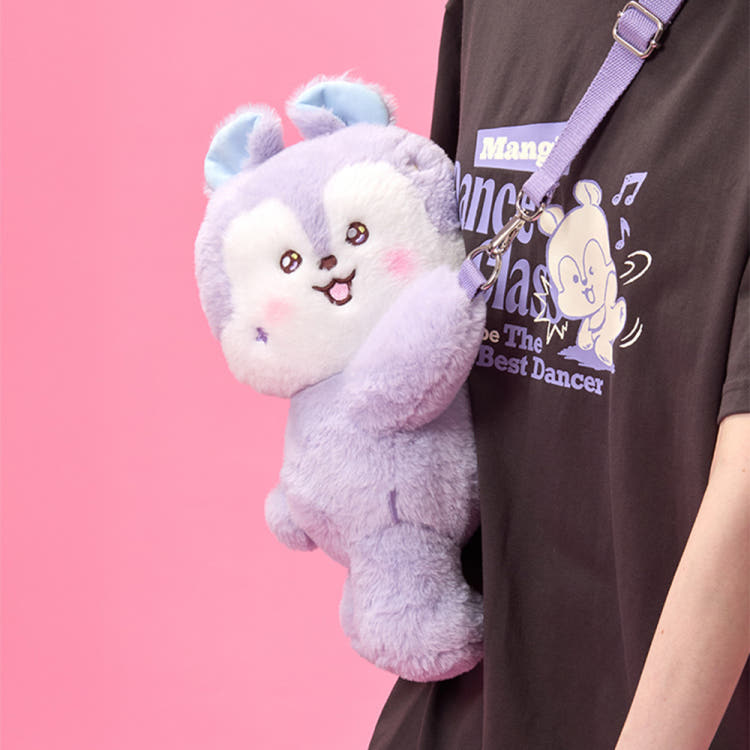 BT21 Hug Me Plush Crossbody Bag The Journey