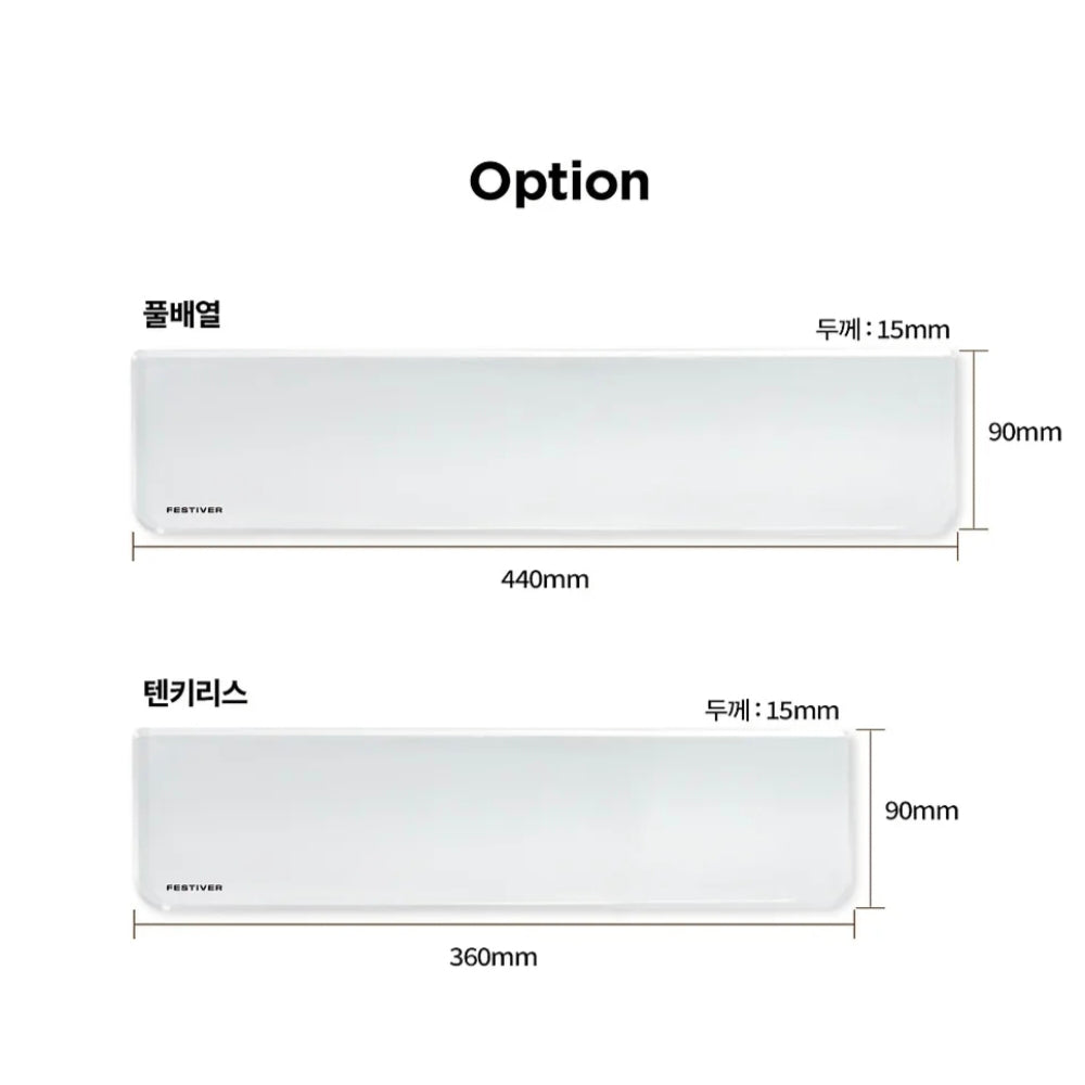 "T1 Goods" T1 Acrylic Palmrest Wrist Rest