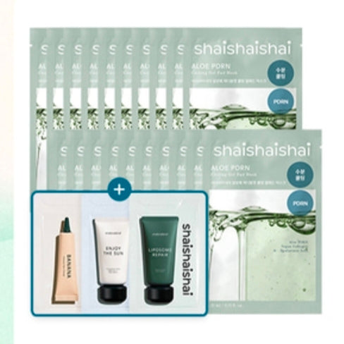 Shaishaishai Aloe PDRN Cooling Gel Pad Mask 10+10 (+Sample kit giveaway)