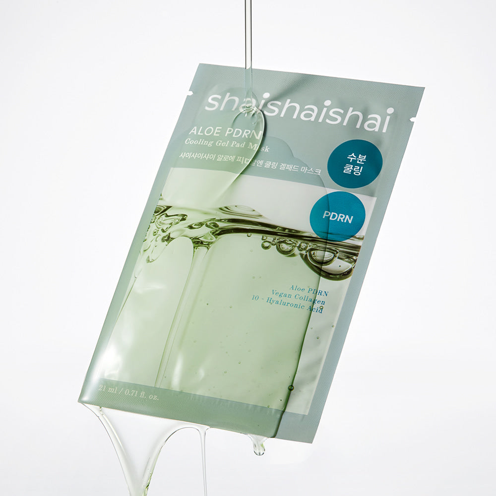 Shaishaishai Aloe PDRN Cooling Gel Pad Mask 10+10 (+Sample kit giveaway)