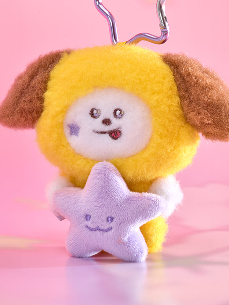 BT21 The Journey Purple Star Doll Keychain