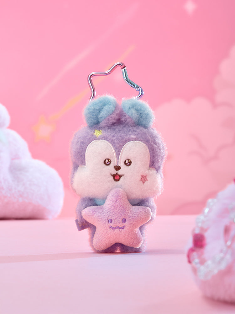 BT21 The Journey Purple Star Doll Keychain