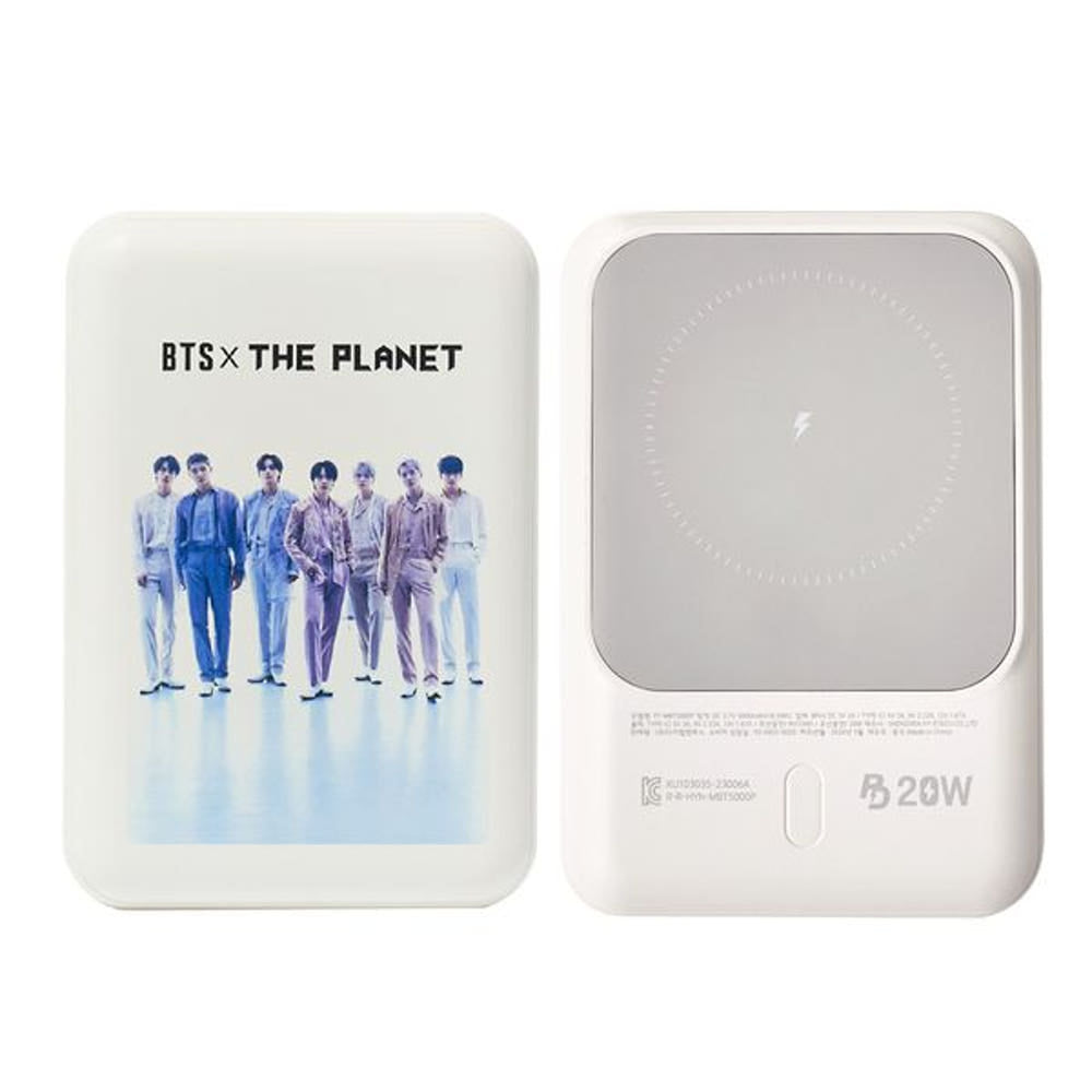 BTS 20W Fast Charging MagSafe Wireless Power Bank 5000mAH