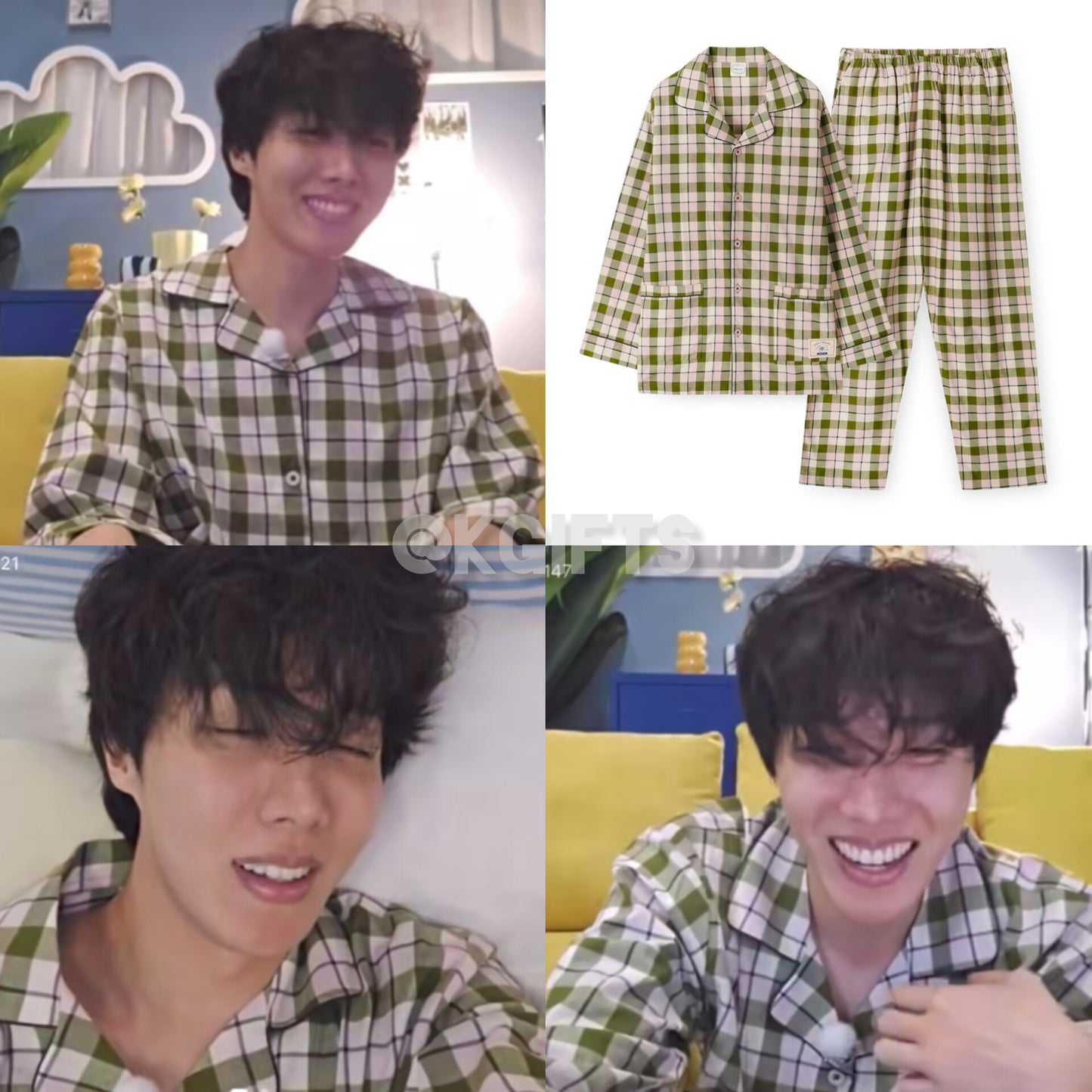 Orcite Men's E015 Delilah Long Sleeve Top and Bottom(Worn By Jhope)