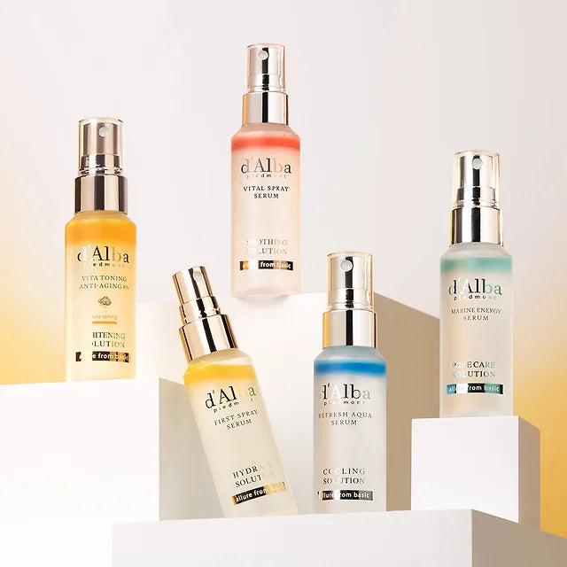 Dalba 5 Solution Gift Box (52ml*5ea + White Tweed Pouch)