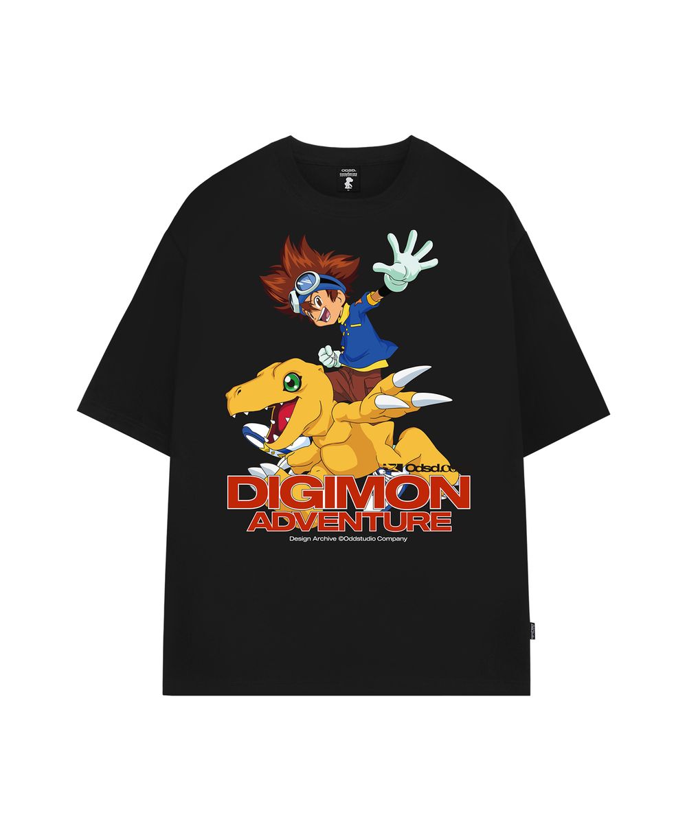 【数码宝贝大冒险】太一&亚古兽宽松T恤
